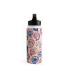 Pimlada Phuapradit Floral Paisley Half Drop Water Bottle - Society6 - 2 of 4