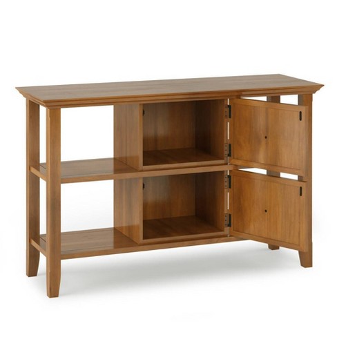 Boxwell solid store wood tv stand