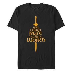 Men's The Lord of the Rings: The War of the Rohirrim You Could Rule the World Sword T-Shirt - 1 of 4