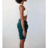 Women's Patched Denim Shorts - knotWTR - 2 of 4