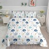 Boys Space Comforter Set Twin Size – 3D Galaxy Bedding with Planets, Moon & Stars, 1 Comforter & 2 Pillowcases, Outer Space Quilt Set for Kids & Teens - 2 of 4