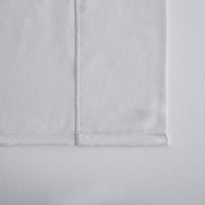 Twin Gray Cotton Sateen 2-Piece Sheet Set