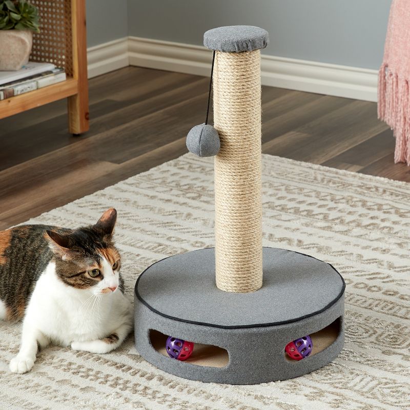 Two by Two Gainesville - Gray Scratching Post Cat Furniture - 19.7 in. Tall, 2 of 13