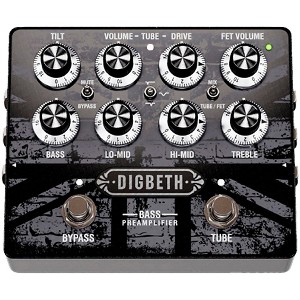 Laney Digbeth Series Bass Pre-Amp Effects Pedal Black - 1 of 4