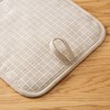 KITCHENAID Gourmet Series Gridlines Pot Holders 2-Pack Set, Heat Resistant up to 600°F, Soft Silicone Grip, Magnetic Cuff, Milkshake Tan, 8"x8" - 4 of 4