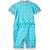 KIKO & MAX Infant Girl's One Piece Full Body Rash Guard Swimsuit - 2 of 3