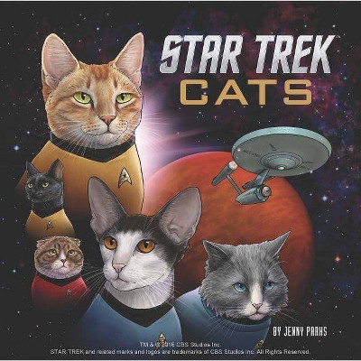 Star Trek Cats - (Star Trek X Chronicle Books) by  Jenny Parks (Hardcover)