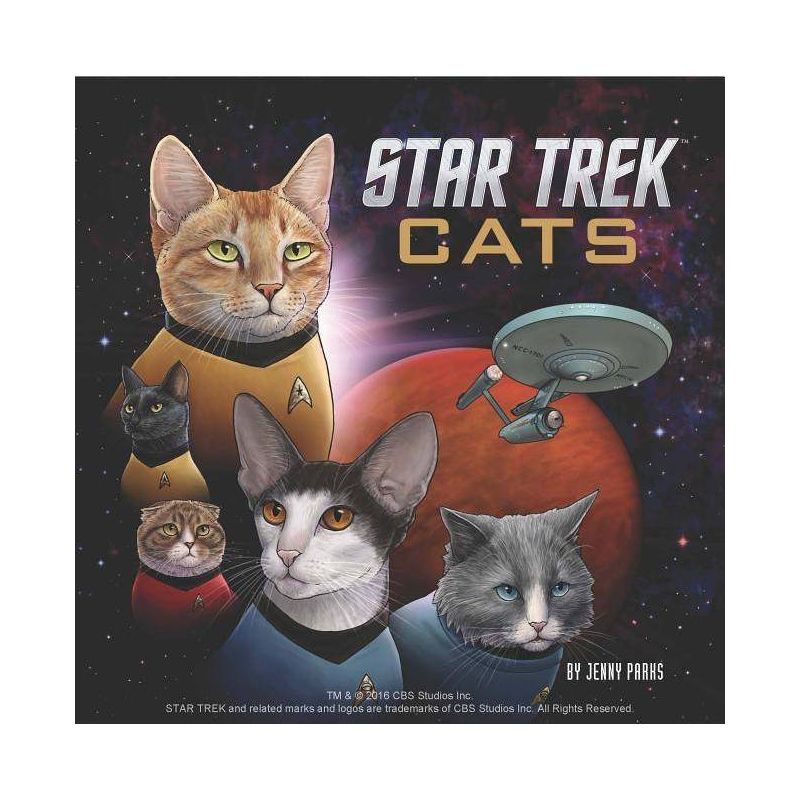 Star Trek Cats - (Star Trek X Chronicle Books) by  Jenny Parks (Hardcover), 1 of 2
