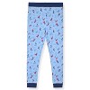 Sleep On It Boys 2-Piece Super Soft Jersey Long Sleeve Snug-Fit Pajama Set - Toddler Pajamas to Boys Pajama Sets - 3 of 4