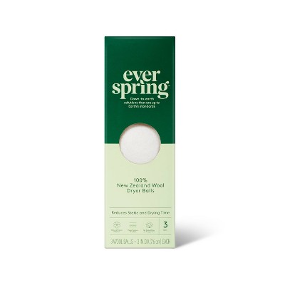 100% New Zealand Wool Dryer Balls - 3ct - Everspring&#8482;