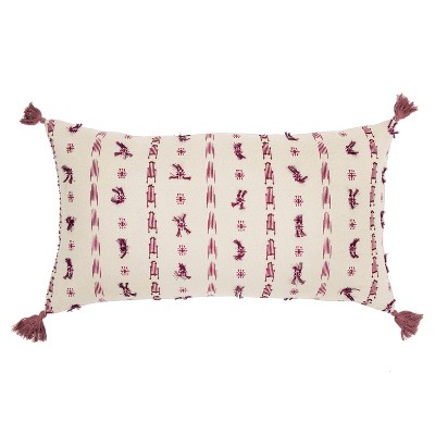 dark pink throw pillows