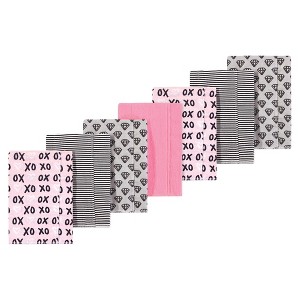 Luvable Friends Hudson Baby Flannel Burp Cloths 7pk - 1 of 1