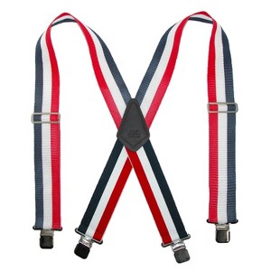 CTM Men's 2 Inch Wide Non-Elasticized Construction Clip-End Suspenders - 1 of 4