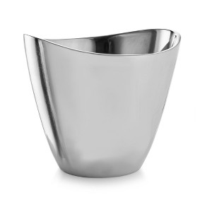 Nambé Vie Champagne Bucket - Elegant Alloy Ice Chiller for Winery & Sparkling Beverages, Keeps Drinks Cold - 9” x 7.5” Durable Nambé Alloy - 1 of 4