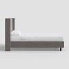 Austin Wingback Platform Bed in Luxe Velvet - Threshold™ - 3 of 4
