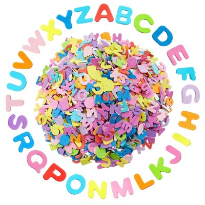 Bright Creations 1560-Pieces Foam Letter Stickers for Crafts, 60 Sets of Self-Adhesive A-Z Alphabet Letters (12 Colors, 0.87 in)