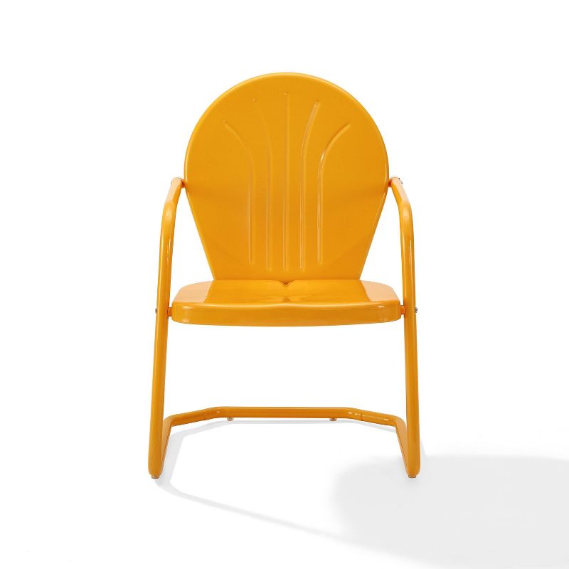 Griffith Metal Chair Tangerine - Crosley, 1 of 19