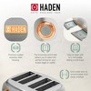 Haden Heritage 4 Slice Wide Slot Stainless Steel Toaster Bundled with 12 Cup Programmable Drip Coffee Maker Coffee Machine, Steel & Copper - 3 of 4