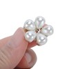 Unique Bargains Faux Pearl Five-petal Plum Blossoms Candied Haws Shape Shoelace Charms 1 Pair - 3 of 4