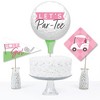 Big Dot of Happiness Golf Girl - Pink Birthday Party or Baby Shower Centerpiece Sticks - Table Toppers - Set of 15 - 3 of 4