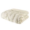 24 Pcs Essentials RIAB Faux Silk Bedding Set, Luxury Lavish Tufted Detailed Comforter for All Season, Solid Royal Style Traditional Prime Cozy Bed Set - 3 of 4