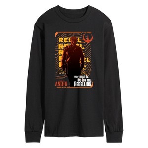 Men's - Star Wars - Andor For The Rebellion Long Sleeve Graphic T-Shirt - 1 of 3