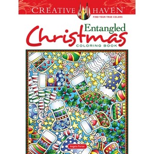 Creative Haven Entangled Christmas Coloring Book - (Adult Coloring Books: Christmas) by  Angela Porter (Paperback) - 1 of 1