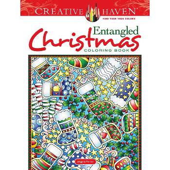Creative Haven Entangled Christmas Coloring Book - (Adult Coloring Books: Christmas) by  Angela Porter (Paperback)