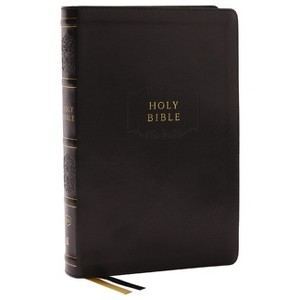 KJV Holy Bible with 73,000 Center-Column Cross References, Black Leathersoft, Red Letter, Comfort Print (Thumb Indexed): King James Version - 1 of 1