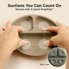 3-Pack Prep Suction Plates for Baby, 100% Silicone Toddler Plates, BPA-Free Divided Baby Plates with Suction - 3 of 4