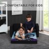 Delta Children Black Panther Cozee Flip-Out Sofa to Lounger - 2 of 4