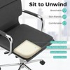 Tangkula Ergonomic Office Desk Chair w/Rocking Backrest Height-adjustable Padded Seat - 3 of 4
