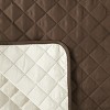 Collections Etc Ultra Reversible Furniture Cover Protector Recliner Chocolate/Tan - 4 of 4