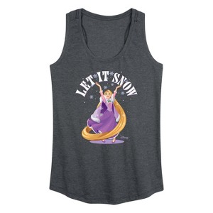 Women's - Disney - Let It Snow Gifts Graphic Racerback Tank - 1 of 4