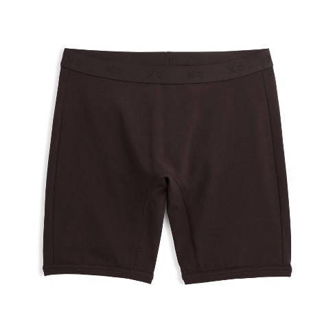 Tomboyx 6 Fly Boxer Briefs Underwear, Modal Stretch Comfortable Boy Shorts  (xs-4x) Black Rainbow X Large : Target