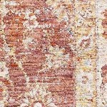 rust, dusty pink, teal