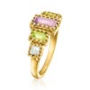 Ross-Simons 1.90 ct. t.w. Multi-Gemstone Ring in 18kt Gold Over Sterling - 3 of 4