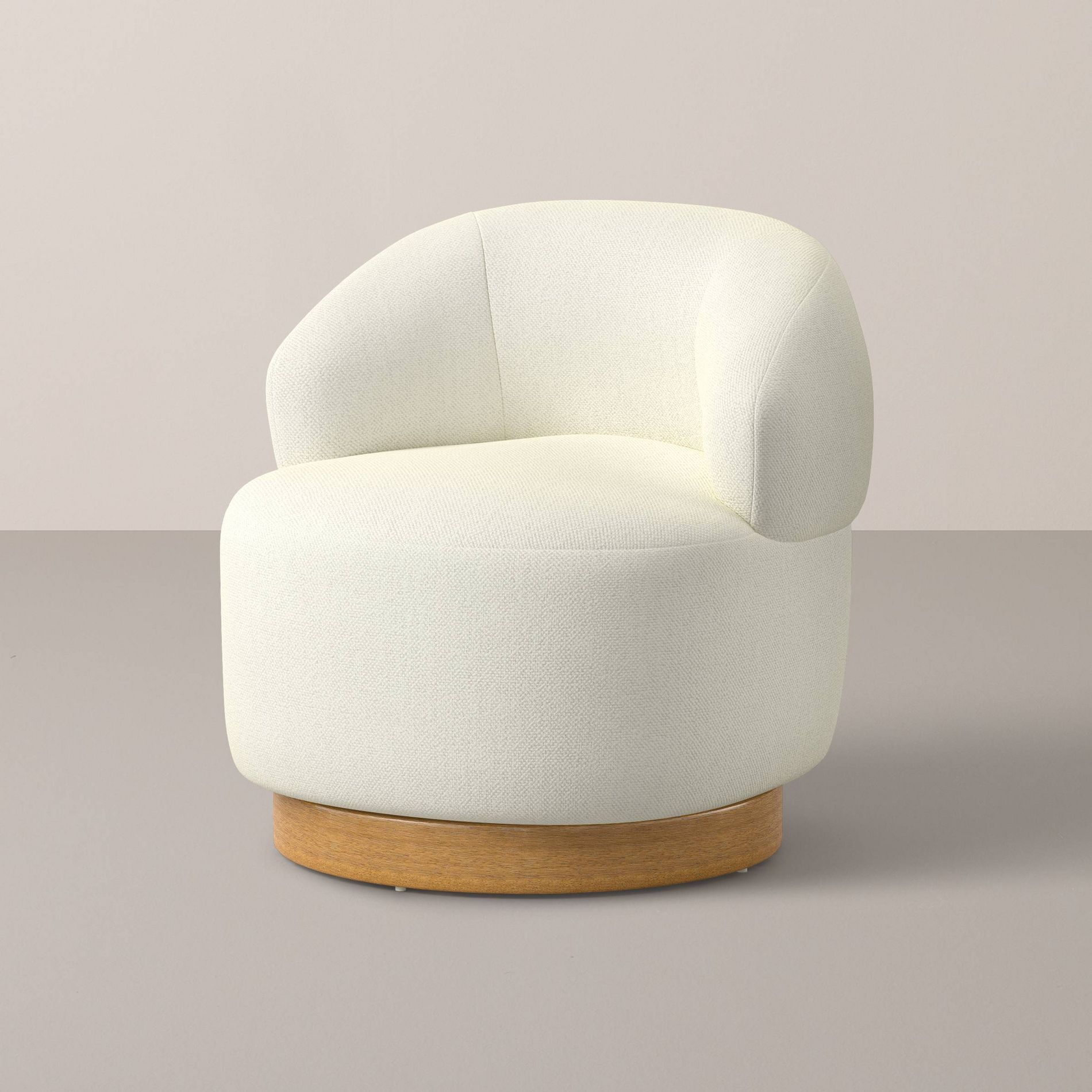 Swivel Chair with Plinth Canvas - Hearth & Hand™ with Magnolia