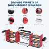 Power Tool Organizer Wall Mount for Tool Storage with Charging Station Garage Drill Holder Screwdriver Organizer Heavy Duty Tool Shelf Battery Holder - 4 of 4