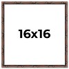 PosterPalooza | 16x16 Bamboo Picture Frame, UV Acrylic, 4 Finishes - Brown, Black, Gold, and Natural - 2 of 4