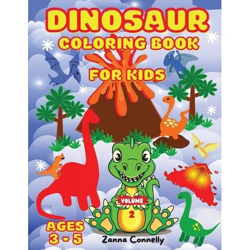 Download Dinosaur Coloring Book For Kids By Zanna Connelly Paperback Target
