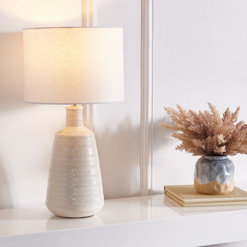 Oakland Table Lamp - Ivory - Safavieh., 4 of 5