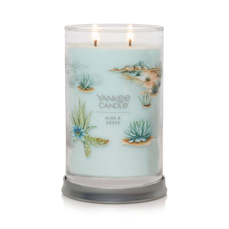 20oz Large Signature Under the Desert Sun Aloe and Agave Tumbler- Yankee Candle, 1 of 6