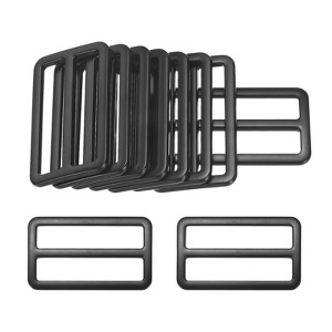 Unique Bargains Zinc Alloy Durable Multipurpose Tri Glide Metal Buckles for Bags 10 Pcs - 1 of 4