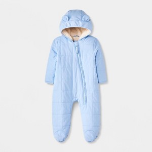 Baby Girls' Bunting Puffer Snowsuit - Cat & Jack™ - 1 of 4