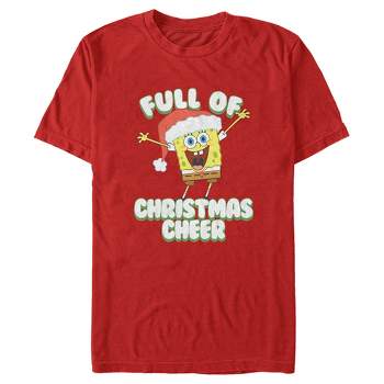 Men's SpongeBob SquarePants Full of Christmas Cheer T-Shirt