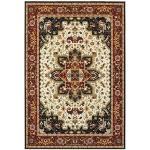 Oriental Weavers Kashan Indoor and Outdoor Area Rug, 8' x 11', Red/Ivory - 1 of 4