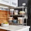 Seville Classics UltraDurable  3-Tier 17.5" x 7.5" Steel Wire Shelving, Chrome - 2 of 4