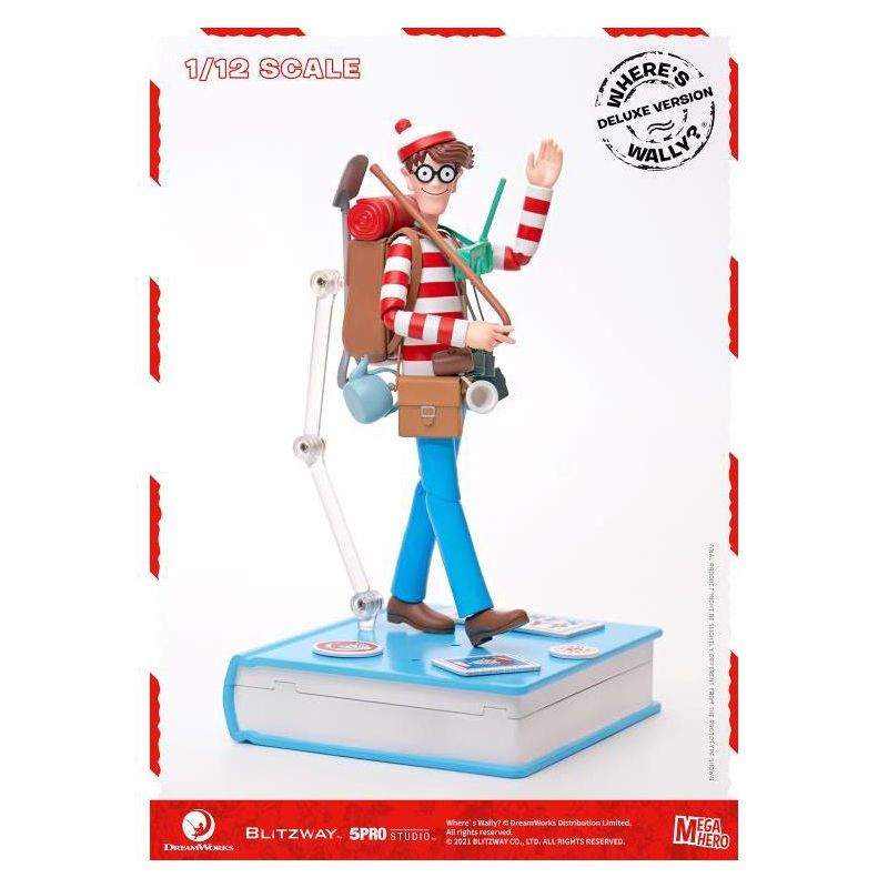 Waldo Deluxe Scale | MEGAHERO | Blitzway, 5Pro Studio Where's Waldo? Action figures, 5 of 6