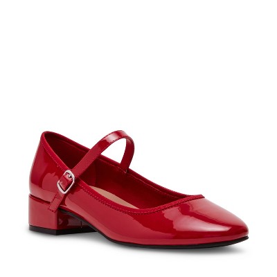 Tutuu Block-heel Mary Jane Flats - 6 - Red Pat : Target